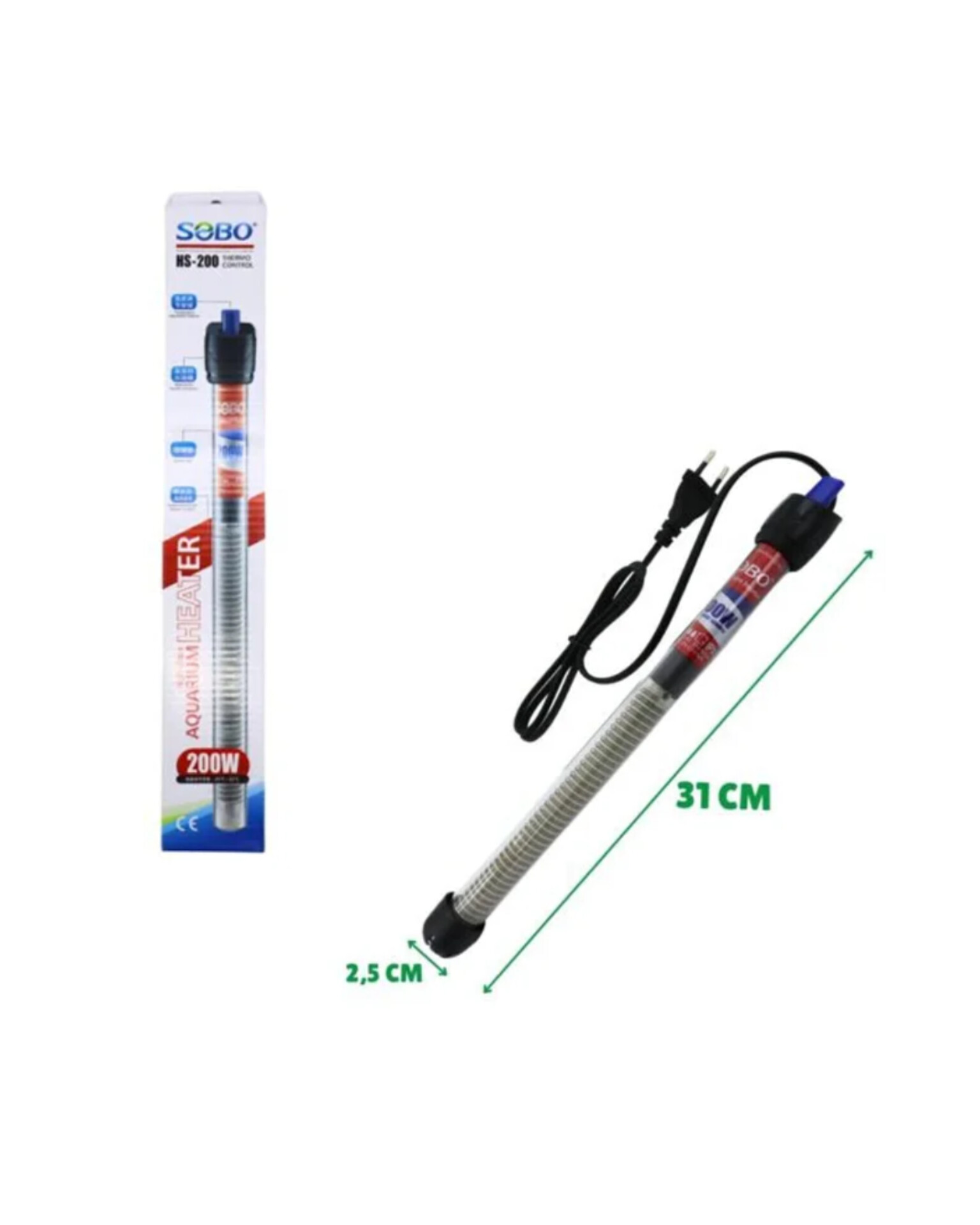 بخاری آکواریوم سوبو HS-200 - تصویر 6