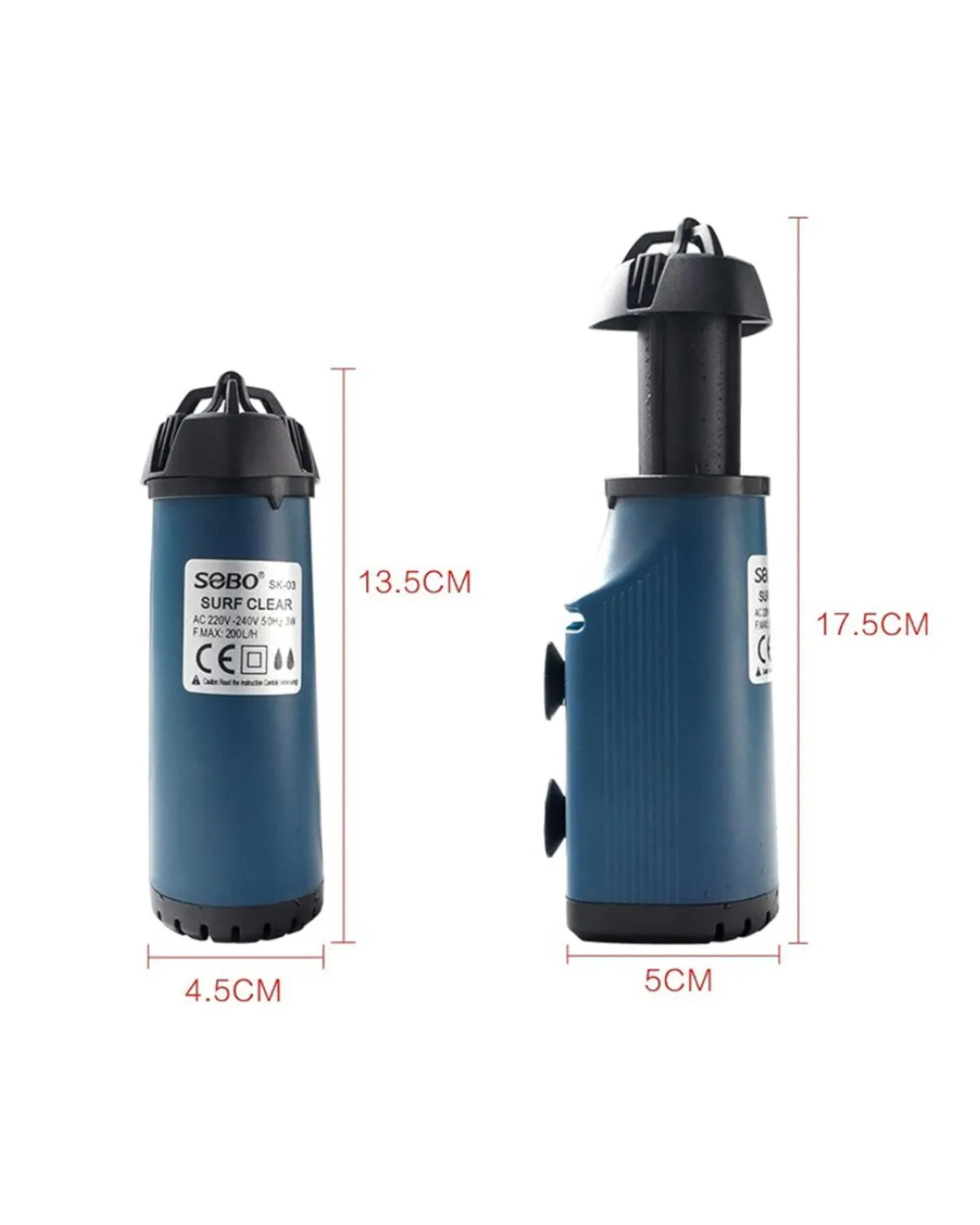 اسکیمر مکنده سطح آب سرف کلیر سوبو SK-03 - تصویر 5